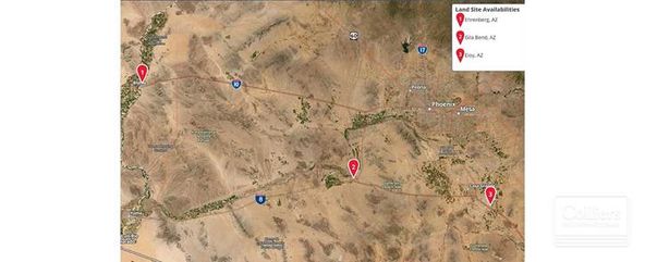 Commercial Land for Sale in Ehrenberg - Gila Bend - Eloy in Arizona: 14132 Flying J Rd, Ehrenberg, AZ 85334